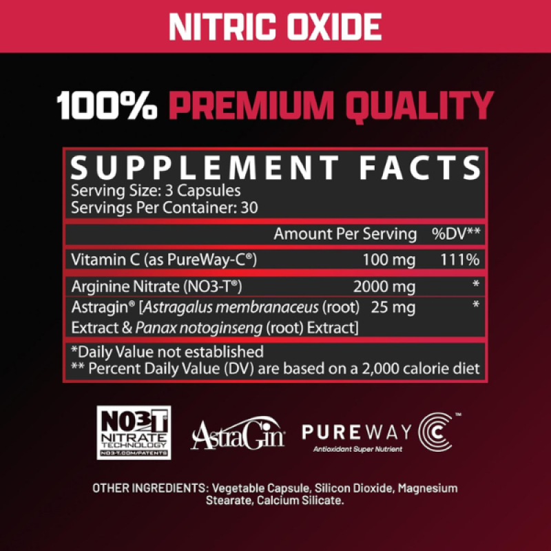 Nutrex Research, NIOX Nitric Oxide, Enhanced Muscle Pumps & Performance Boost 90Caps (Authentic Verification)