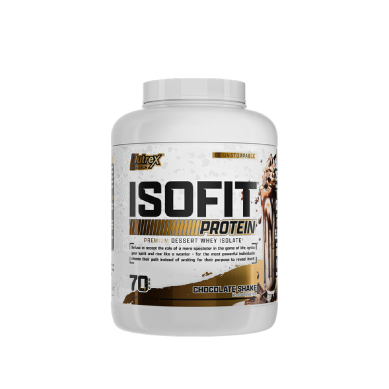Nutrex Research IsoFit Whey Protein Powder Instantized 100% Whey Protein Isolate (70 Servings)