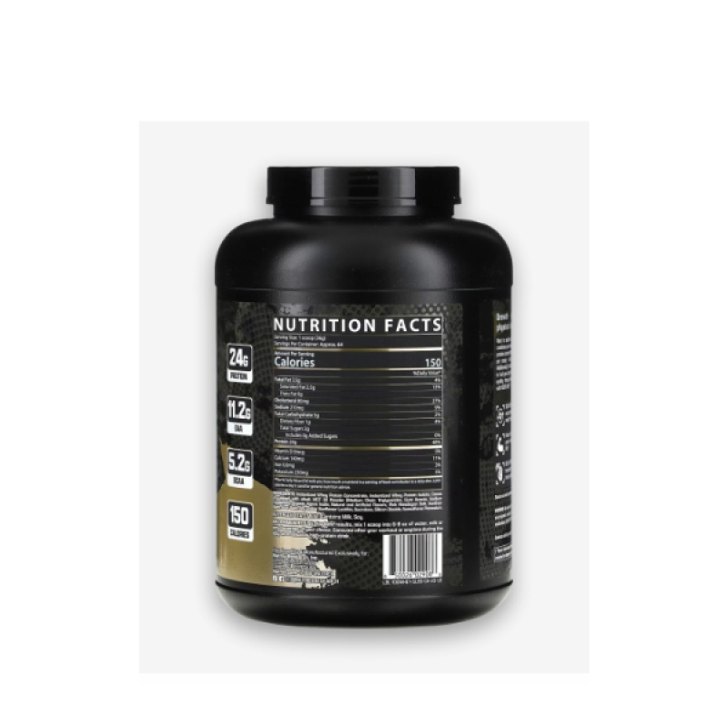 Nutrex Research 100% Whey, Vanilla, 5 LB, Support Muscle Growth, Contains 24 Gm Protein