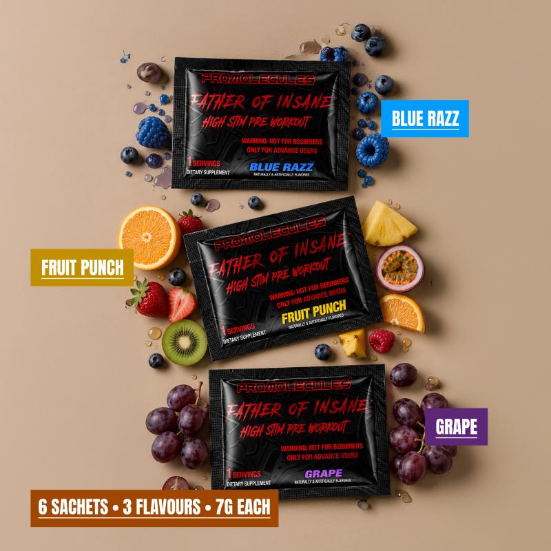 The Promolecules Elite Mix Trial Pack (3 FOI + 3 WARFLEX)