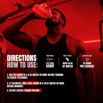 WARFLEX™ High Stim Test Booster Preworkout