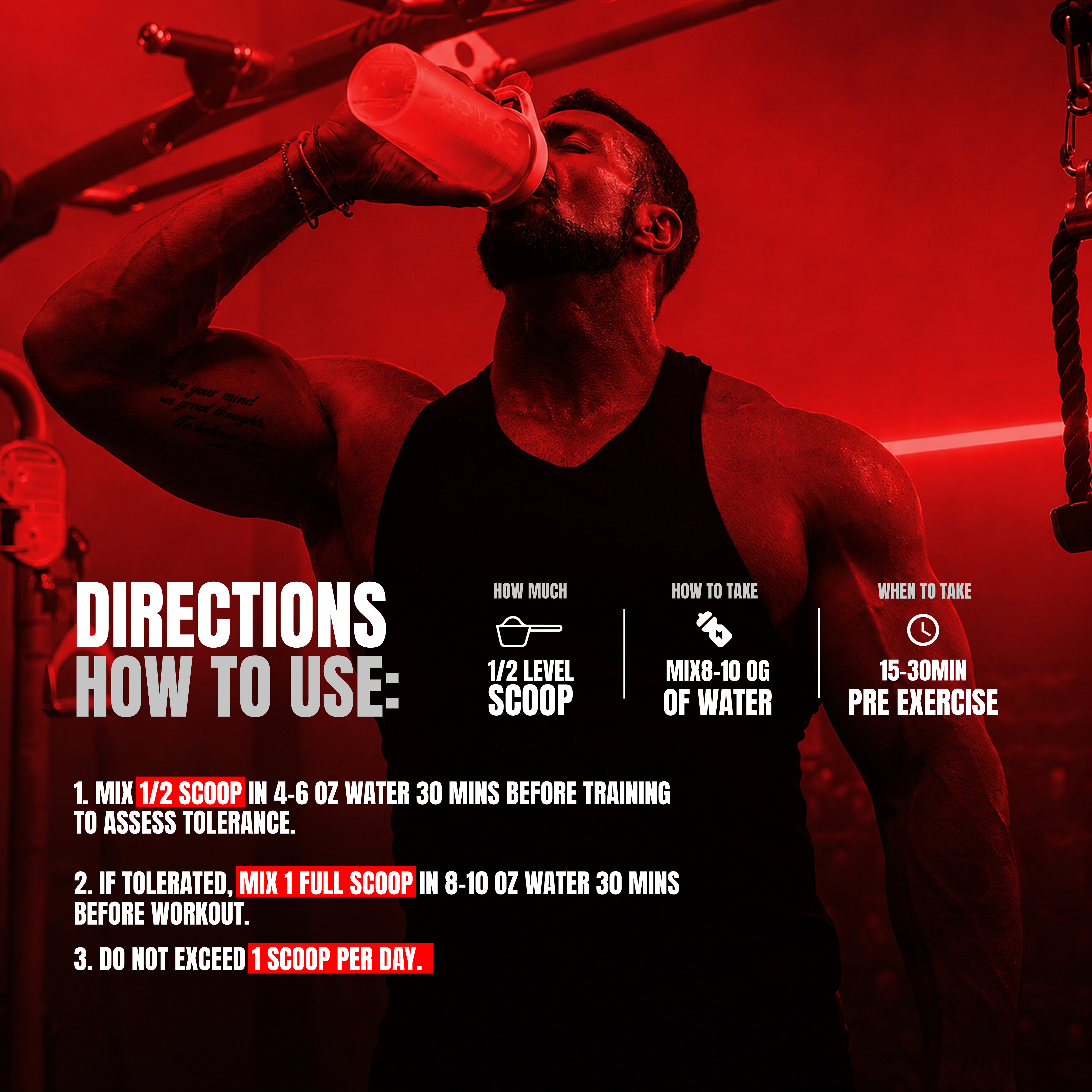 WARFLEX™ High Stim Test Booster Preworkout