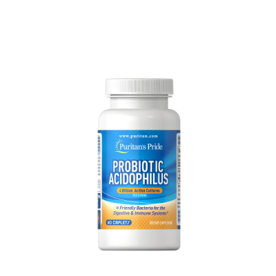 Puritan's Pride Probiotic Acidophilus 4 Billion (60 Caplets)