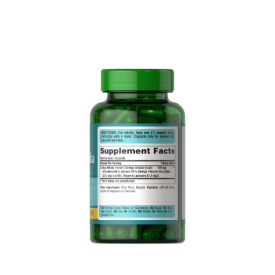 Puritan's Pride Ginkgo Biloba Standardized Extract 120mg