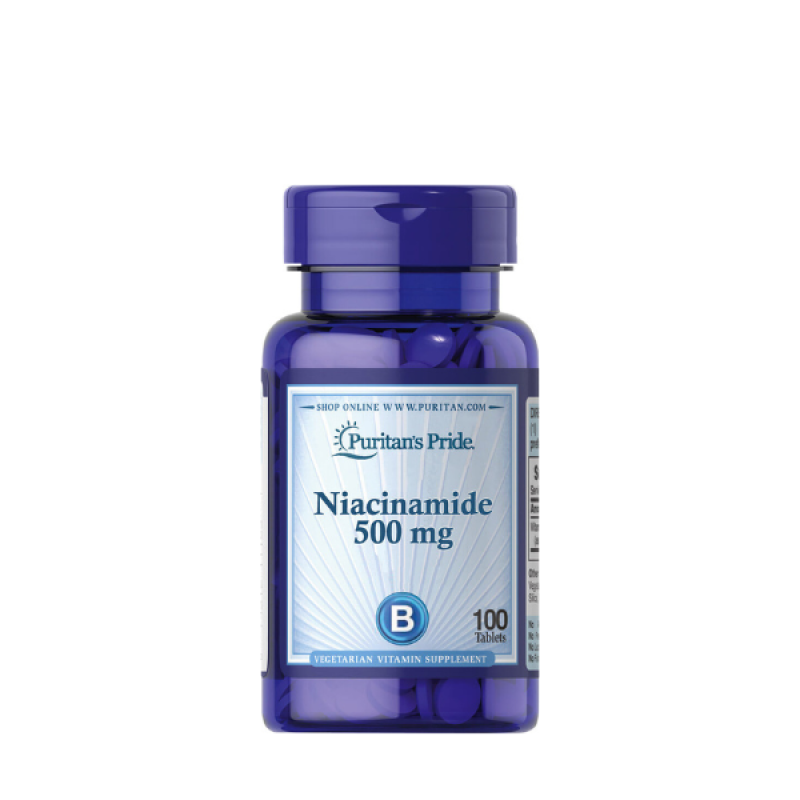 Puritan’s Pride Niacinamide 500 mg 100 Tablets