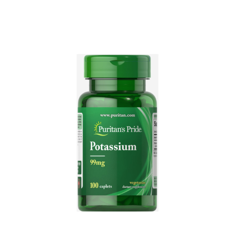 Puritan’s Pride Potassium 99 mg 100 Capsules