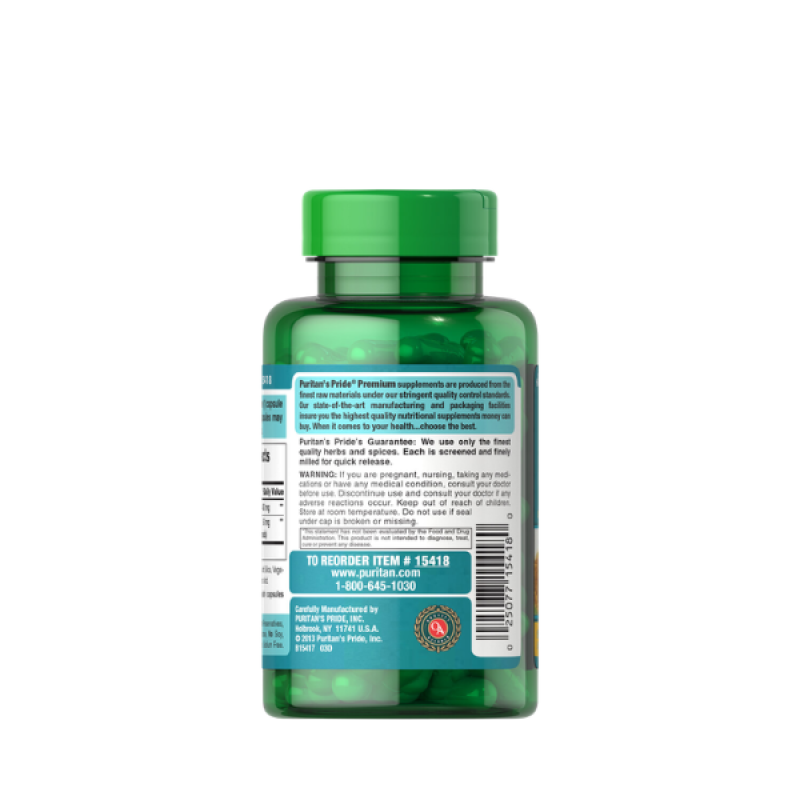 Puritans Pride Turmeric Curcumin 500 Mg Capsules, 90 Count