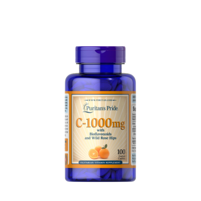 Puritan's Pride Vitamin C-1000 mg with Bioflavonoids and Wild Rose Hips