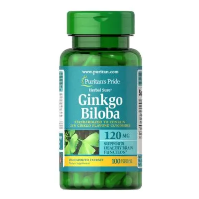 Puritan's Pride Ginkgo Biloba Standardized Extract 120mg