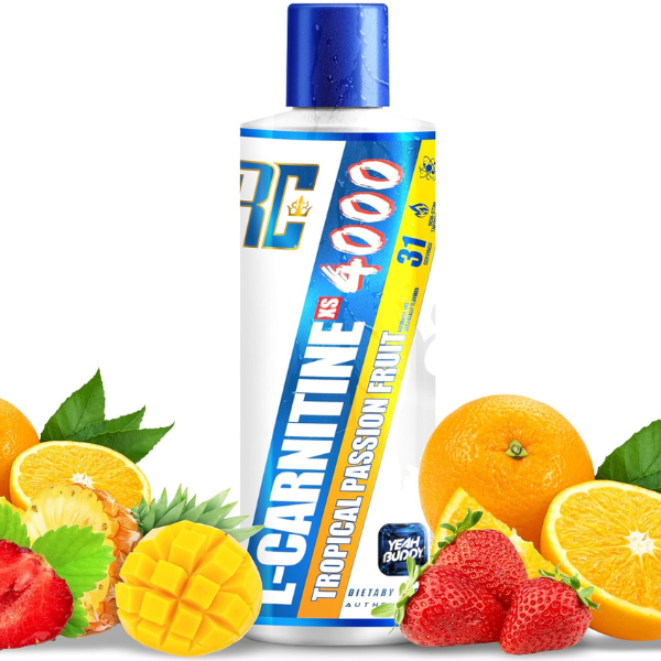 Ronnie Coleman Signature Series L Carnitine XS 4000 Liquid, Stimulant Free, Sugar Free, Zero Carbs, Lean Muscle Strength Support for Men & Women,16 oz
