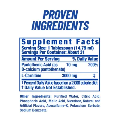 Ronnie Coleman L-Carnitine XS Liquid 3,000MG