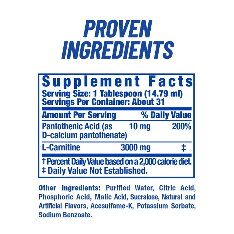 Ronnie Coleman L-Carnitine XS Liquid 3,000MG