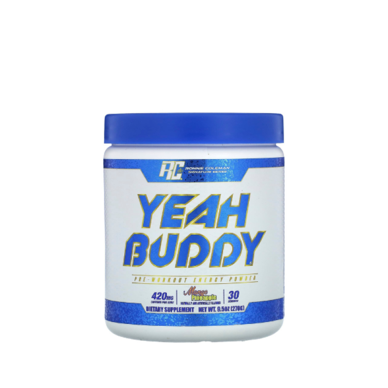 Ronnie Coleman, Signature Series, Yeah Buddy, Pre-Workout Energy Powder (30 Servings, 270g)