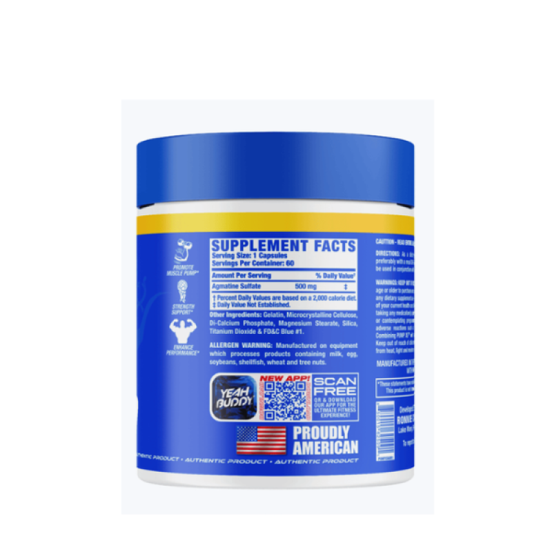 Ronnie Coleman, Vital Edition, Pump XS™, 500 mg, 60 Capsules